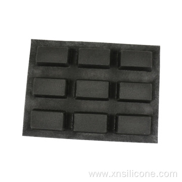 Non-stick food grade 9 capacity cake silicone mold